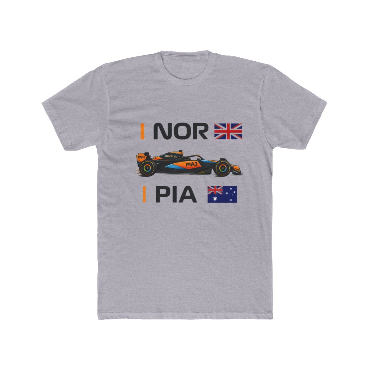McLaren F1 Team 2023 OsPiastri Lando Norris MCL60 T Shirt - alternate angle 3, merchandise