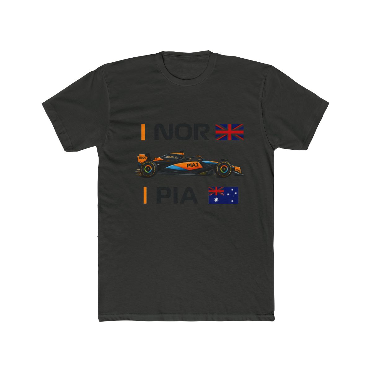 McLaren F1 Team 2023 OsPiastri Lando Norris MCL60 T Shirt - alternate angle 5, merchandise