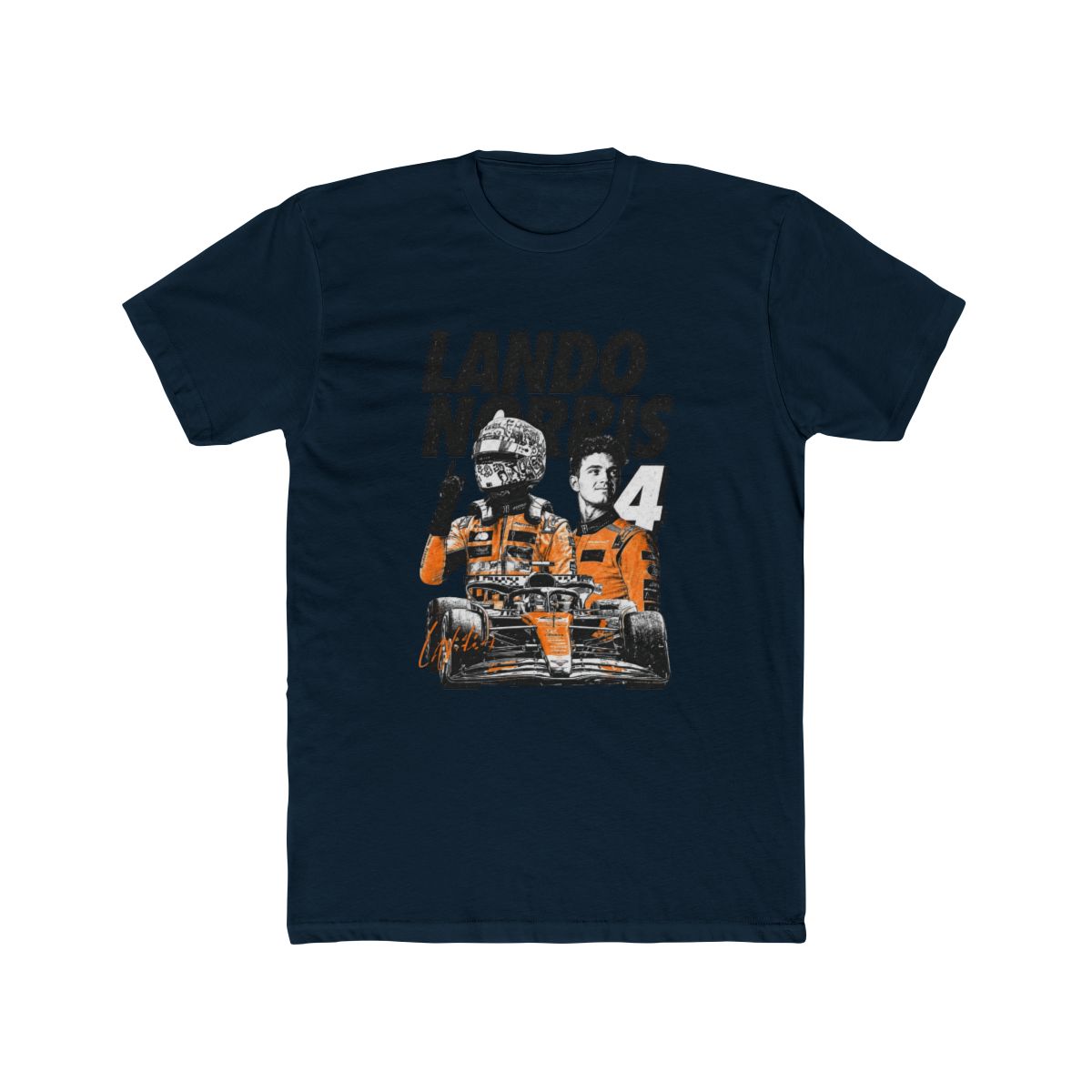 Lando Norris F1 T Shirt 2026 | Retro LN4 Racing Tee | McLaren Formula One Team Fan Gift