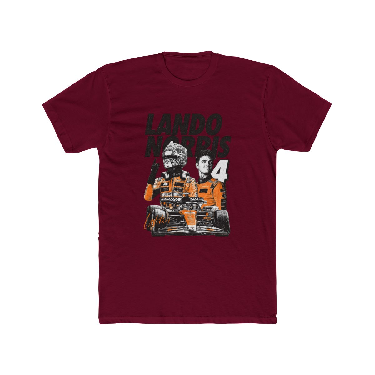 Lando Norris F1 T Shirt 2026 | Retro LN4 Racing Tee | McLaren Formula One Team Fan Gift - alternate angle 3, merchandise